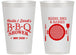 Personalized Baby Shower 14 oz Frosted Cups - Beers Bbq Babies | 90007