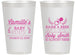 Personalized Baby Shower 14 oz Frosted Cups - Raise A Beer | 90008