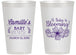 Personalized Baby Shower 14 oz Frosted Cups - Blooming | 90009