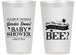 Personalized Baby Shower 14 oz Frosted Cups - Little Honey Bee | 90018