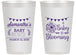 Personalized Baby Shower 14 oz Frosted Cups - Blooming | 90020