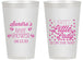 Personalized Baby Shower 14 oz Frosted Cups - Sweet Little Lady | 90024