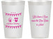 Personalized Baby Shower 14 oz Frosted Cups - Beer Due Date Is Near | 90032