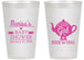Personalized Baby Shower 14 oz Frosted Cups - Baby Girl Is Brewing | 90034