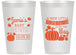 Personalized Baby Shower 14 oz Frosted Cups - Pumpkin On The Way | 90042