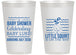 Personalized Baby Shower 14 oz Frosted Cups - Little Squirt On The Way | 90043