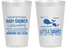 Personalized Baby Shower 14 oz Frosted Cups - Mermaid On Her Way | 90044