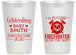 Personalized Baby Shower 14 oz Frosted Cups - Future Firefighter | 90048