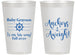 Personalized Baby Shower 14 oz Frosted Cups - Nautical Anchors Aweigh | 90054