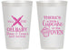 Personalized Baby Shower 14 oz Frosted Cups - Cupcake In The Oven | 90059