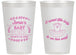 Personalized Baby Shower 14 oz Frosted Cups - Sweet Little Lady | 90061