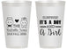 Personalized Baby Shower 14 oz Frosted Cups - Gender Reveal Boy Or Girl | 90064