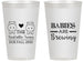 Personalized Baby Shower 14 oz Frosted Cups - Twins Baby Hippos | 90069