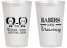 Personalized Baby Shower 14 oz Frosted Cups - Twins Baby Elephant | 90071