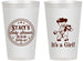 Personalized Baby Shower 14 oz Frosted Cups - Horse It’s A Girl | 90077