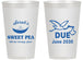 Personalized Baby Shower 14 oz Frosted Cups - Sweat Pea Stork | 90084