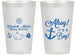 Personalized Baby Shower 14 oz Frosted Cups - Nautical Ahoy It’s A Boy | 90093