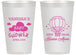 Personalized Baby Shower 14 oz Frosted Cups - Hot Air Balloon | 90097