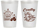 Personalized Baby Shower 14 oz Frosted Cups - Farm Tractor Country | 90102