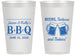 Personalized Baby Shower 14 oz Frosted Cups - Beers Bbq Babies | 90111
