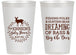 Personalized Baby Shower 14 oz Frosted Cups - Fishing Hunting | 90119