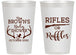 Personalized Baby Shower 14 oz Frosted Cups - Rifles Or Ruffles | 90122