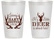 Personalized Baby Shower 14 oz Frosted Cups - My Little Deer | 90124