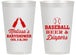 Personalized Baby Shower 14 oz Frosted Cups - Baseball Beer Diapers | 90132