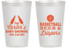 Personalized Baby Shower 14 oz Frosted Cups - Basketball Beer Diapers | 90133