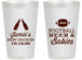 Personalized Baby Shower 14 oz Frosted Cups - Football Beer Babies | 90147