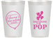Personalized Baby Shower 14 oz Frosted Cups - Shes Going To Pop | 90160