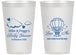 Personalized Baby Shower 14 oz Frosted Cups - Love Is In The Air | 90163