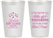 Personalized Baby Shower 14 oz Frosted Cups - Little Girls Best Friend | 90173