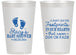 Personalized Baby Shower 14 oz Frosted Cups - Footprints | 90176