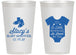 Personalized Baby Shower 14 oz Frosted Cups - Loved By All | 90188