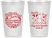 Personalized Baby Shower 14 oz Frosted Cups - Christmas Gender Reveal | 90193