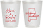 Personalized Wedding 16 oz Frosted Cups - Alabama | 100
