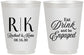 Personalized Engagement 16 oz Frosted Cups - Eat Drink Be Engaged | 10000