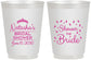 Personalized Bridal Shower 16 oz Frosted Cups - Shower The Bride | 100001