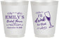 Personalized Bridal Shower 16 oz Frosted Cups - I'll Drink To The That | 100006