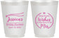 Personalized Bridal Shower 16 oz Frosted Cups - Soon To Be Mrs | 100009