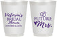 Personalized Bridal Shower 16 oz Frosted Cups - Future Mrs | 100012