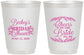 Personalized Bridal Shower 16 oz Frosted Cups - Cheers To The Bride | 100019