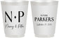Personalized Engagement 16 oz Frosted Cups - Future | 10010