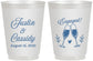 Personalized Engagement 16 oz Frosted Cups - Engaged | 10013