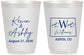 Personalized Wedding 16 oz Frosted Cups - Colorado | 105