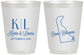 Personalized Wedding 16 oz Frosted Cups - Delaware | 107