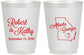 Personalized Wedding 16 oz Frosted Cups - Georgia | 109