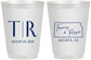 Personalized Wedding 16 oz Frosted Cups - Kansas | 115