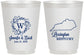 Personalized Wedding 16 oz Frosted Cups - Kentucky | 116